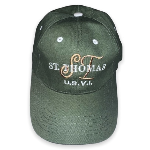 St. Thomas Virgin Islands Spellout Paradise embroidered snapback hat basebal new - Picture 1 of 5
